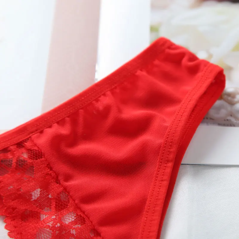 5 Color Cotton Open Women's Thongs And G strings Panties Womne Lace Underwear Tanga Briefs Intimates Hot |
