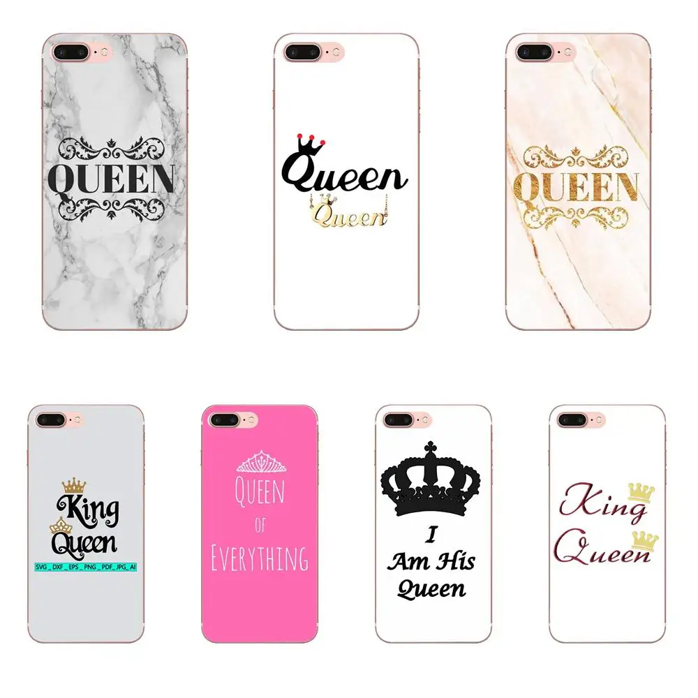 Мягкий чехол Capa Cover Queen And King для Xiaomi Note 3 4 Mi3 Mi4 Mi4C Mi4i Mi5 Mi 5S 5X 6 6X A1 Max Mix 2|Бамперы| |