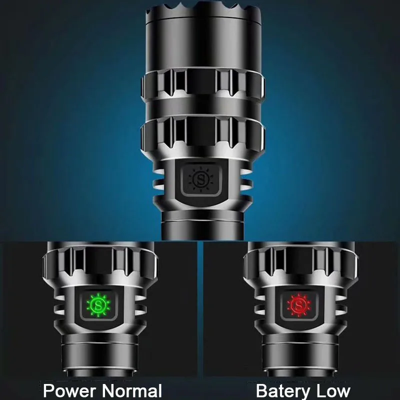 Светодиодный тактический вспышки светильник светодиодный USB Перезаряжаемые 6000LM