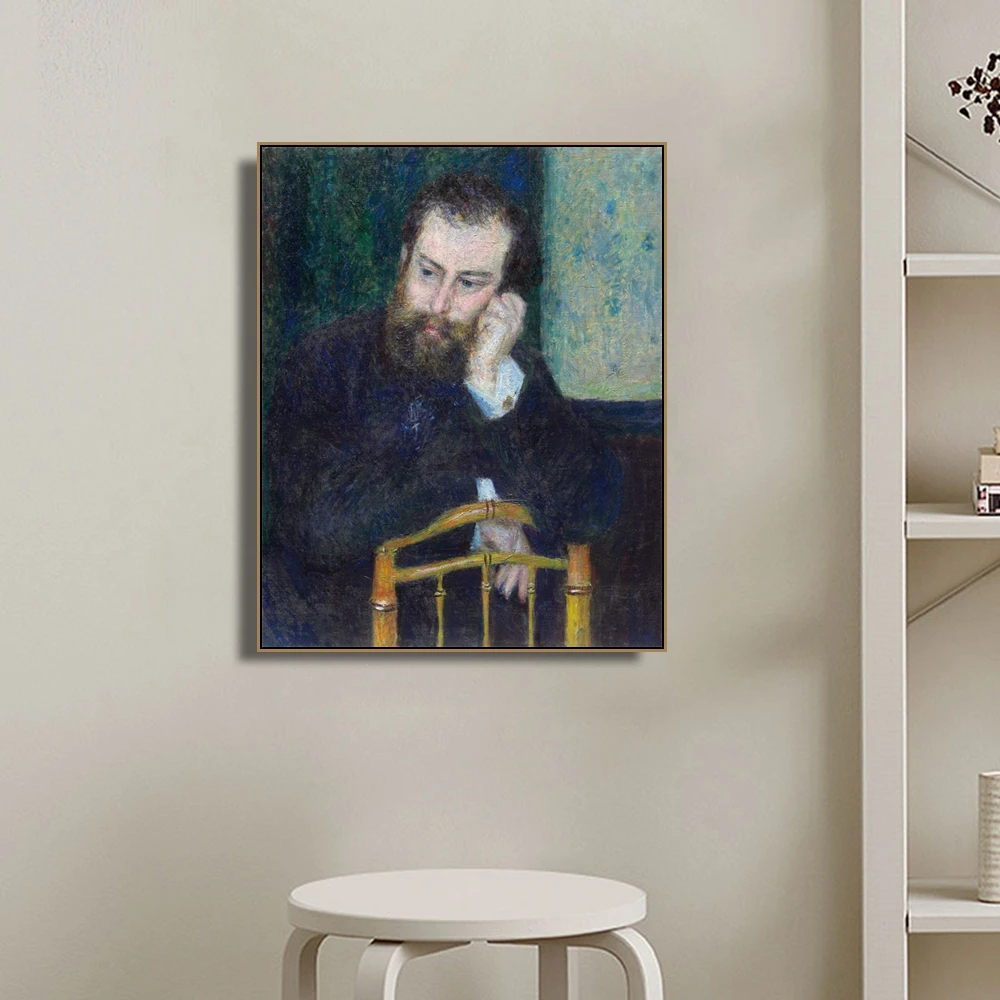 Renoir портрет от Wall Art Холст с печатью постера живопись каллиграфия декоративная