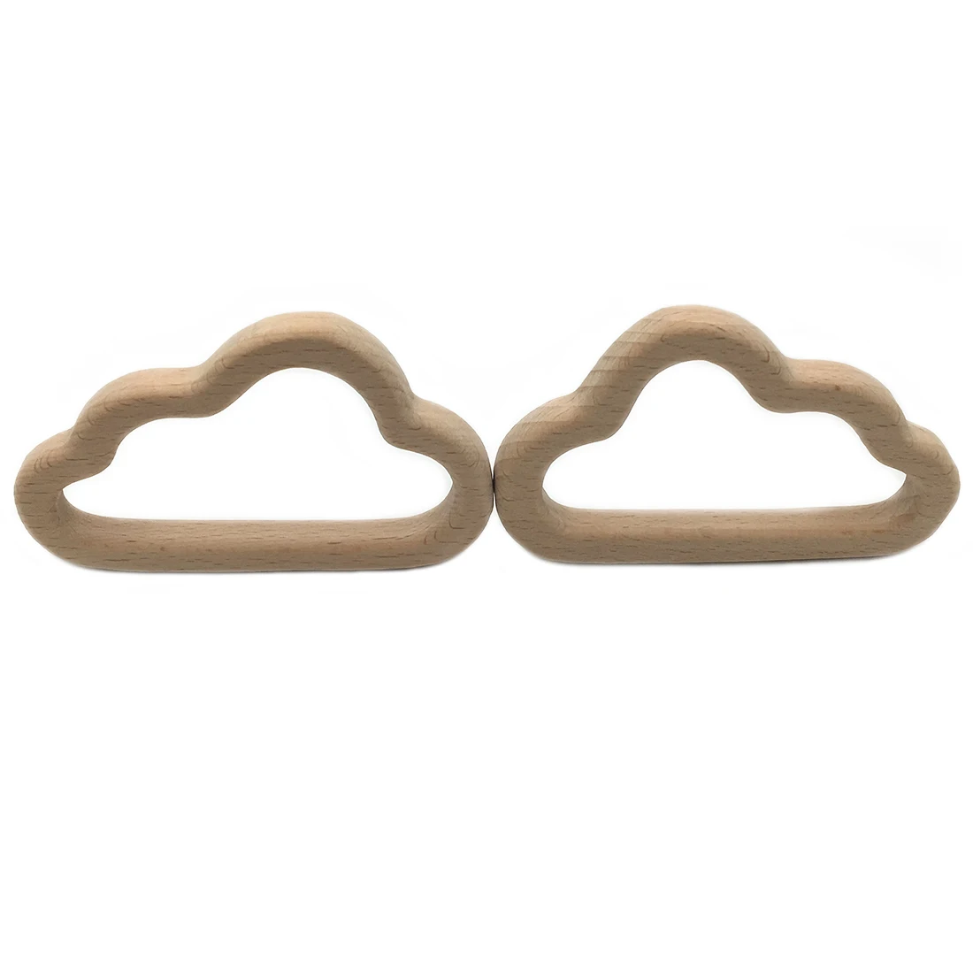 Органический Прорезыватель для зубов деревянный косой облачный Прорезыватель для зубов натуральный Прорезыватель игрушечный детский душ подарок для малышей Прорезыватель для зубов подарок для новорожденных
