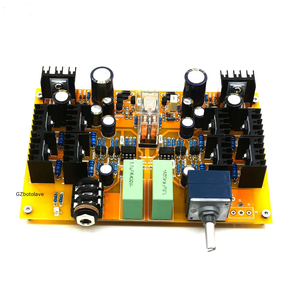 Бесплатная доставка панель усилителя Lehmann HV 4 с потенциометром ALPS 27|amplifier board|headphone
