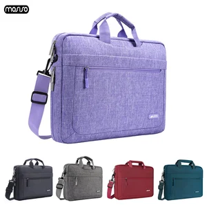 mosiso 11 12 13 13 3 15 15 6 17 17 3 inch laptop sleeve waterproof notebook shoulder case bag for macbook pro xiaomi huawei etc free global shipping