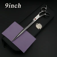 9 inch professional pet scissors dog grooming hair cutting shears classic practical model with case