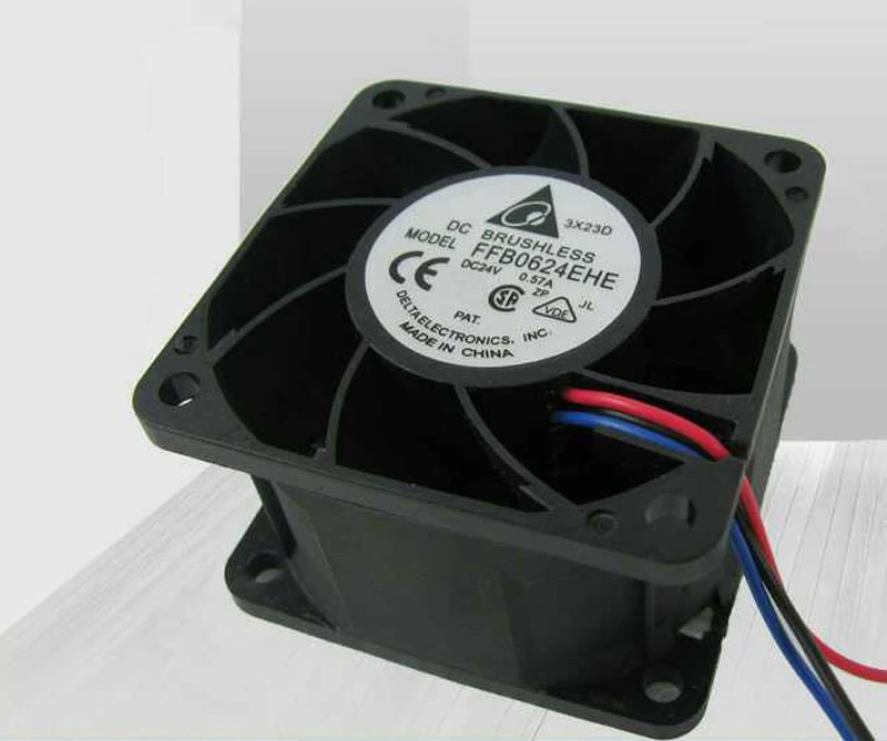 Delta FFB0624EHE 6038 60 мм 6 см DC 24V 0.57A Инверторные вентиляторы охлаждения сервера осевой