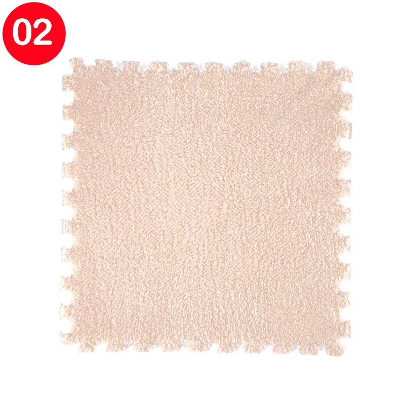 02 color 8Pcs 30x30cm DIY magic Jigsaw woonkamer slaapkamer kinderen kids soft patchwork tapijt Splice antislip puzzel klimmen carpet - Цвет: 02 color