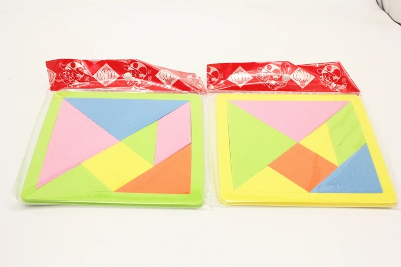 2 шт./компл. новые детские Танграм для умственного развития мягкий материал