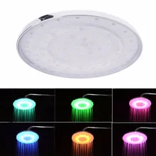 Душевая головка для ванной комнаты 8 &quotдюймов RGB LED свет из