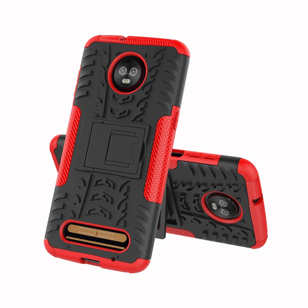 Чехол для Motorola Moto Z3 Play пластиковый силиконовый чехол из ТПУ телефона Z 3 Armor 2 в 1
