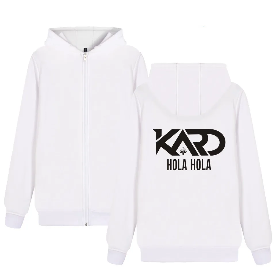 Корейский co ed group K.A.R.D толстовка на молнии KPop Moombahton EDM KARD SOMIN модная с капюшоном