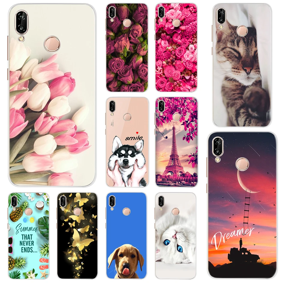 Чехол для Huawei P20 Lite чехол P 20 lite мягкий силиконовый бампер телефона защитный с