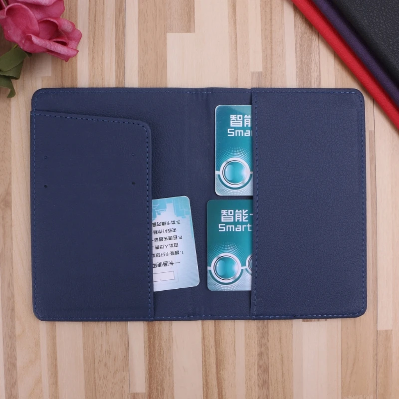 

New Unisex Travel Passport Cover ID Card Holder Ticket Pouch Bag Protector Organizer Solid Card Bags 10*14cm