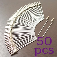 lot 50pcs 4 inch diy craft new wire clip cardnotepicturephotomemo holder clipsparty alligator clampclaycake accessories