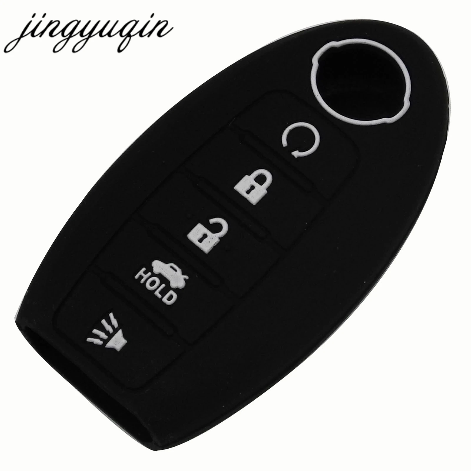 Силиконовый чехол для ключей jingyuqin 30x Nissan Altima Maxima Infiniti EX FX G37 Q60 QX50 QX70 5 кнопочный