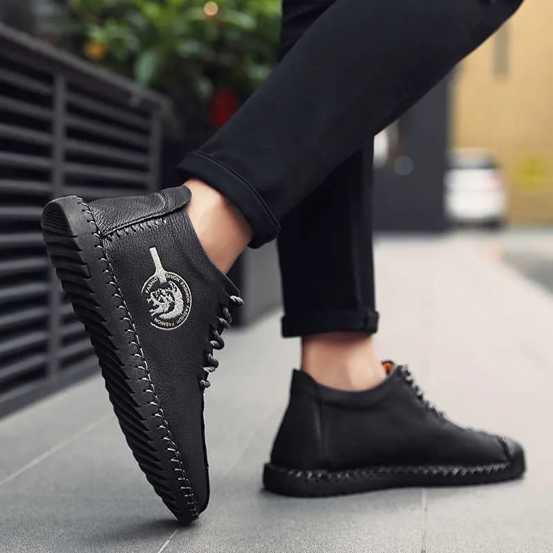 Новые мужские удобные повседневные водонепроницаемые Мокасины лоферы туфли