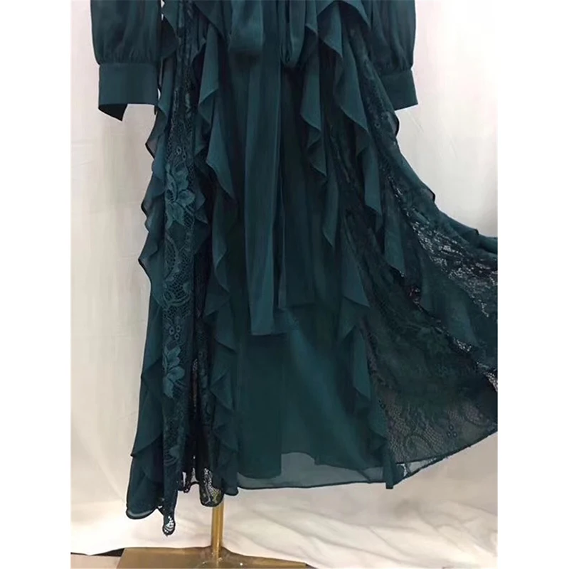 HIGH STREET Новая мода 2019 Дизайнер взлетно посадочной полосы платье женская с длинным