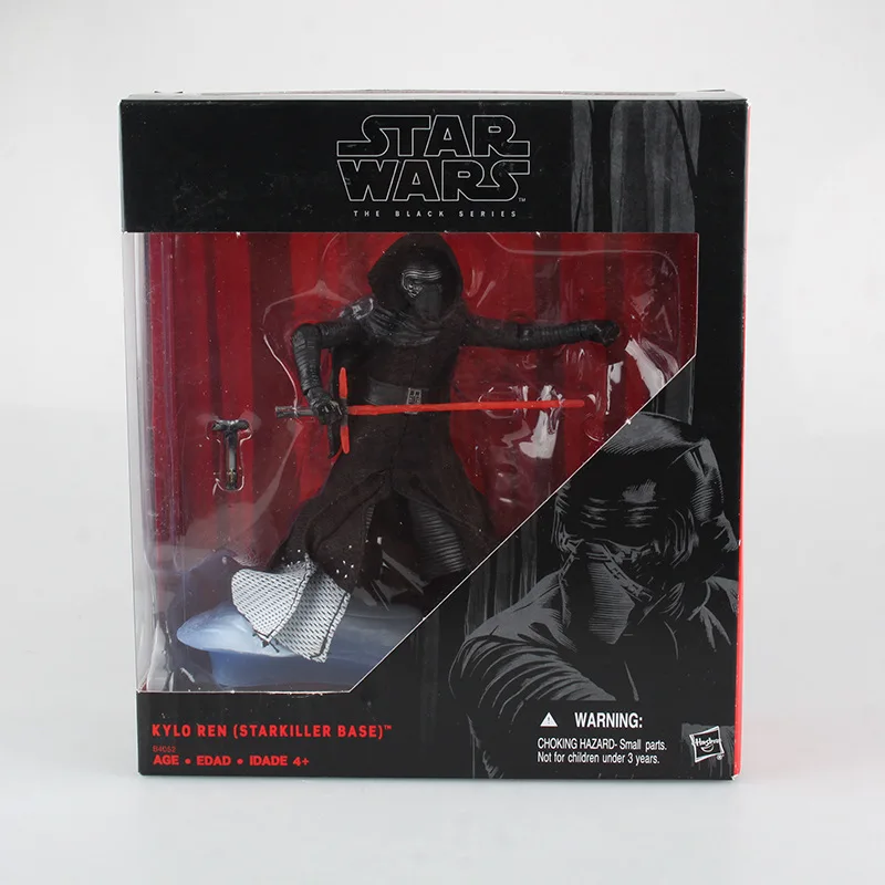 A type with box Звездные войны 7 The Force Awakens The Black Series Starkiller база ПВХ фигурка Коллекционная модель игрушки - Цвет: A type with box