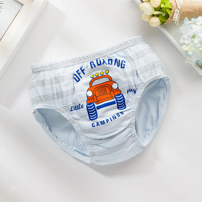Новое Детское нижнее белье трусы из органического хлопка для мальчиков с