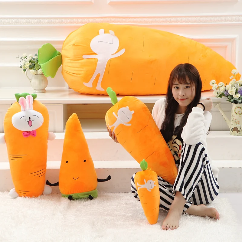 Креативная мультяшная плюшевая кукла для овощей и фруктов подушка симуляции