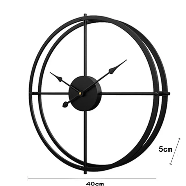 A Brief 3d European Style Silent Watch Wall Clock Modern Design for Home Office Decorative Hanging Clocks Wall Home Decor - Цвет: A
