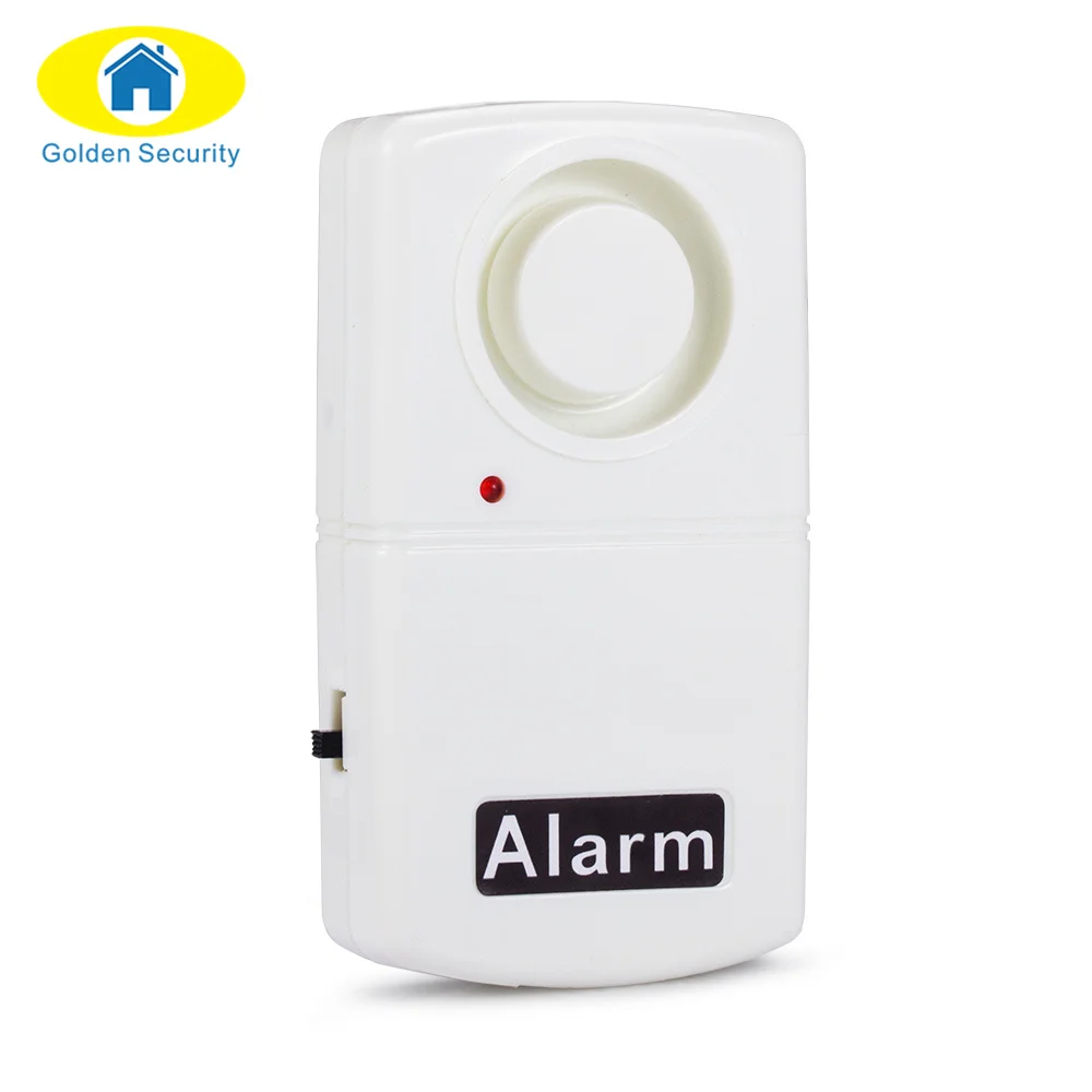 Золотой безопасности мини Anti Theft Вибрация Шок детектор Сенсор Беспроводной