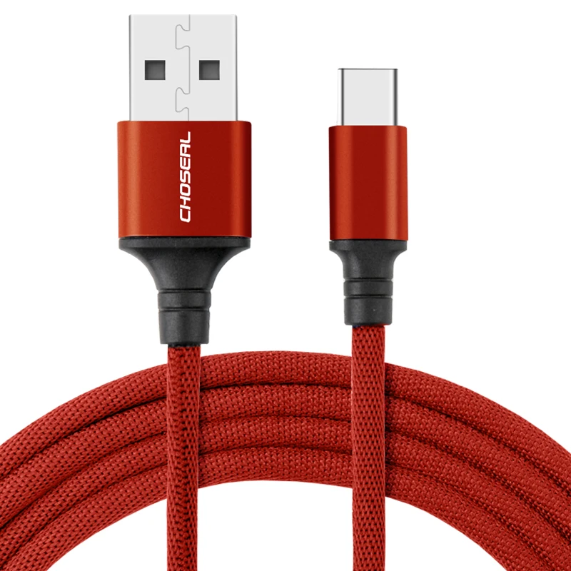 Choseal 30-летие QS6801 никелированный USB type C кабель Быстрая зарядка синхронизации