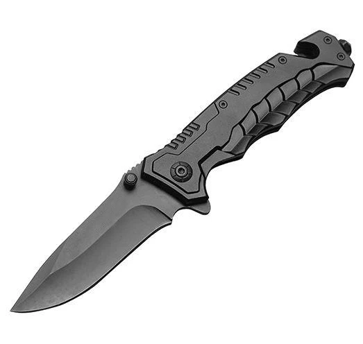 Складной нож Cobra Design черный для кемпинга инструменты активного отдыха