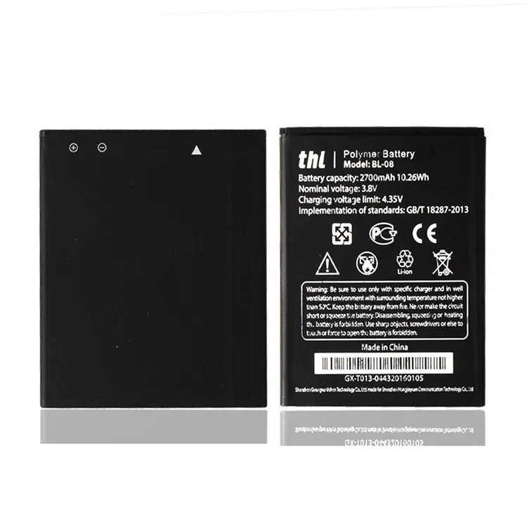 100% New Arrival Original battery for THL 2015 BL-08 Smartphone 2700mAh Replacment Battery | Мобильные телефоны и