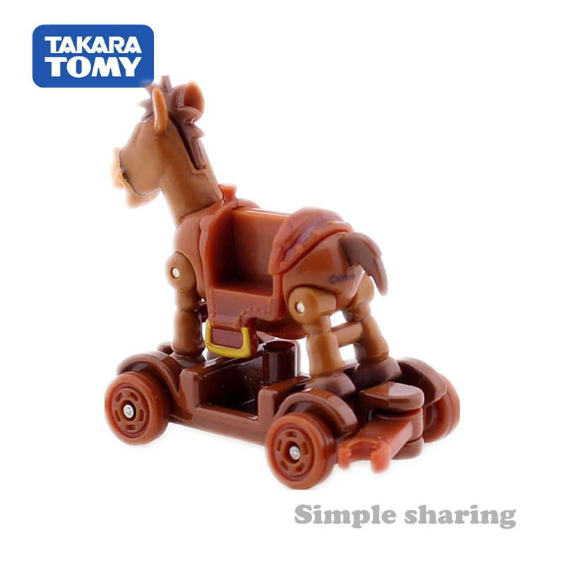 TAKARA TOMY DISNEY TOMICA История игрушек BULLSEYE и деревянный грузовик № 3 автомобильные