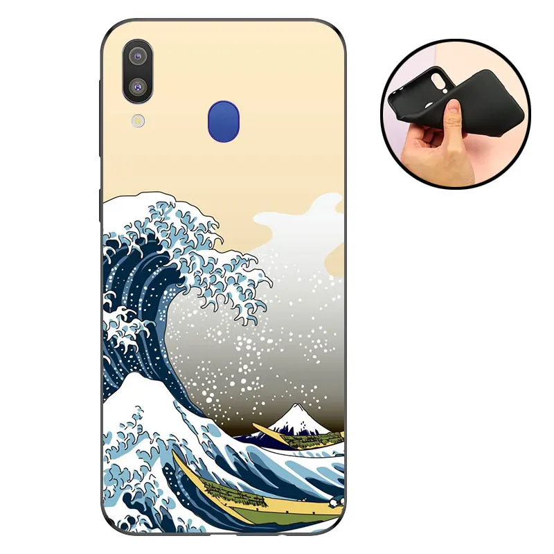 Для samsung A40 защитный чехол черный для samsung Galaxy A40 задняя крышка силиконовый TPU A405F A405 A 40 мягкий матовый чехол - Цвет: D22