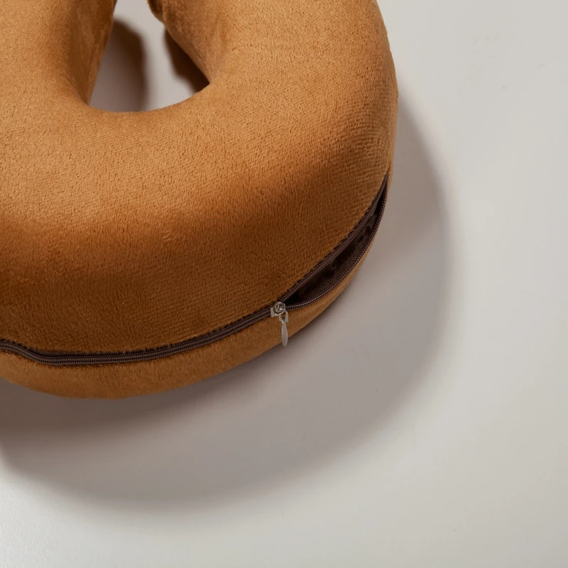 U-образный латексный бархатный ортопедический шейный постельные