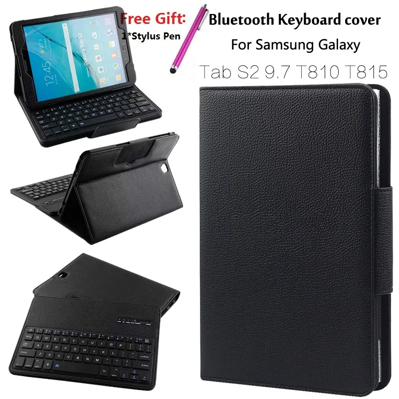 Съемный чехол с беспроводной Bluetooth-клавиатурой для Samsung GALAXY Tab S2 9 7 T810 T813 T815 T819