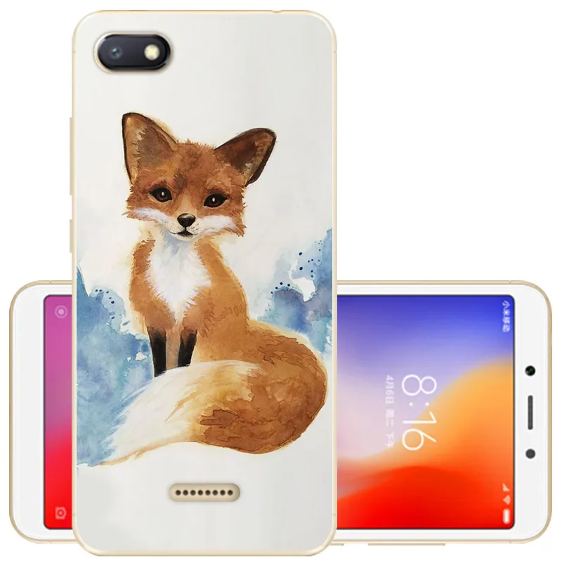11 Силиконовый чехол для Xiaomi Redmi 6A 5,4", милый чехол из ТПУ для Xiaomi redmi 6 redmi6a redmi 6 pro, чехол, чехол, бампер для телефона - Цвет: 11