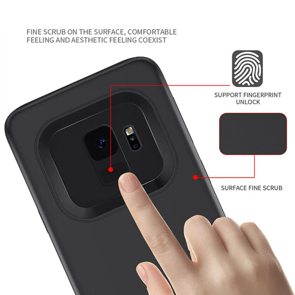 NTSPACE запасной внешний аккумулятор чехол для samsung Galaxy S9 Plus чехол внешний аккумулятор чехол для samsung S9 зарядное устройство чехол s