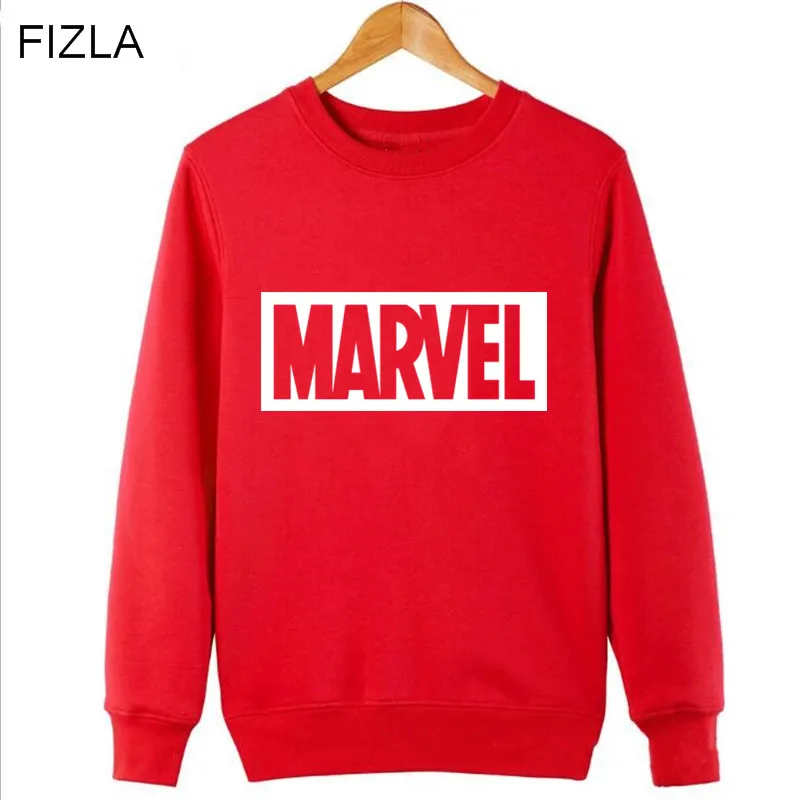 FIZLA бренд супер герой Marvel толстовки с принтом Модные мужские и женские пуловеры горячая распродажа Осенние и зимние мужские спортивные костюмы