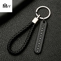 anti lost car keychain phone number card keyring phone number plate key ring auto vehicle key chain accessories