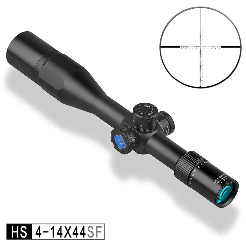 Новая модель Discovery HS 4-14X44 SF FFP прицел первый Focal Plane Riflescope 1/10mil Дальность стрельбы