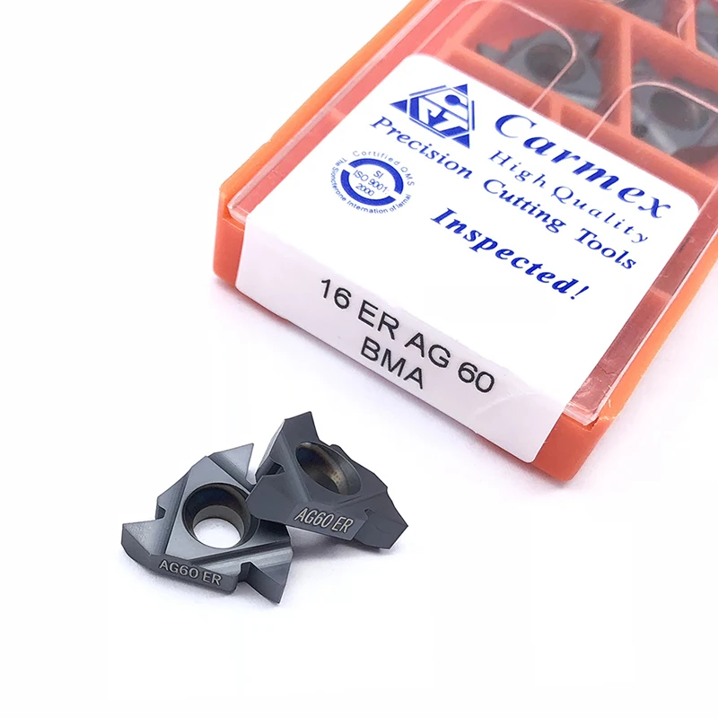 Вставка 100% оригинальная 16ER AG55 A55 G55 AG 60 BMA CNC вставка с внешней резьбой карбидная