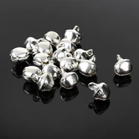 8mm gold white k color plated jingle bell small bells fit jewelry festival pendants charms beads 1000pcs