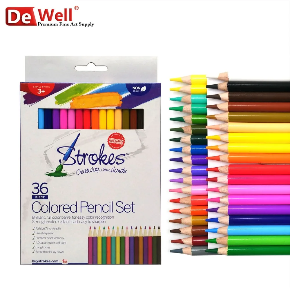 

Artist Quality Color Pencils 36 lapices de color Professional Non-toxic Lead-free Oil Based Colored Pencils for School Supplies