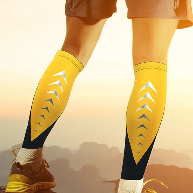Men Women Compression Sleeve Leg Warmer Sport Calf warmers Cover For Cycling Marathon Running | Спорт и развлечения