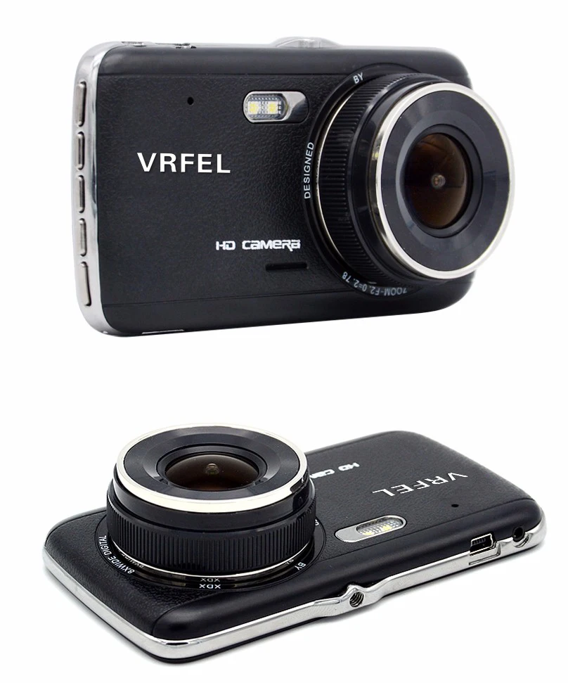 VRFEL Car DVR Camera Dual Lens with LDWS ADAS Rear view Support Front Distance warning Full HD 1080P 170 car dvrs dashcam | Автомобили и