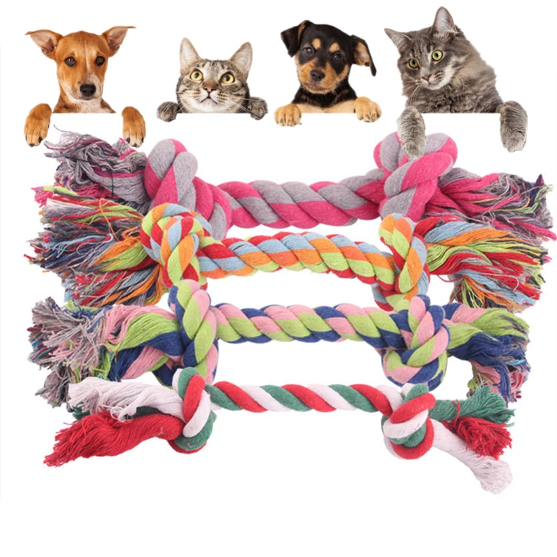 1 шт. игрушки для домашних животных собак товары собаки щенка хлопковая игрушка с