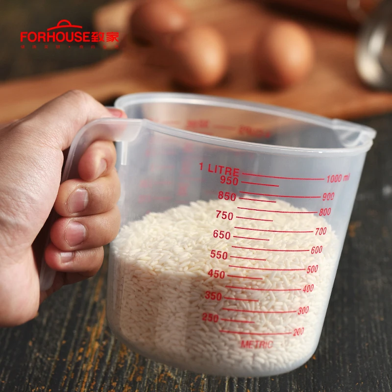 Пластиковый мерный стакан кувшин с носиком инструменты для выпечки кухонные