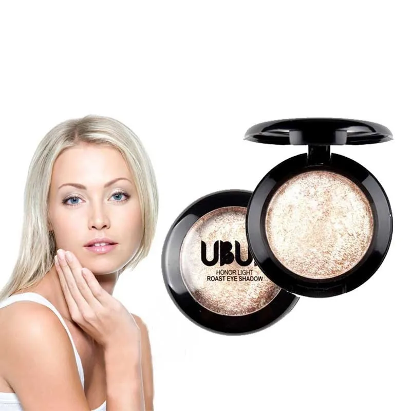 Палитра теней для век косметика Diamond Glitter Metallic21 телесный кремовый