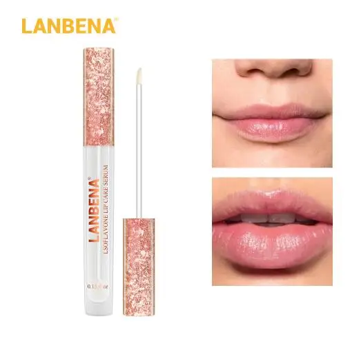 LANBENA Lsoflavone Уход за губами Сыворотки губ блеск для маска увеличить эластичность