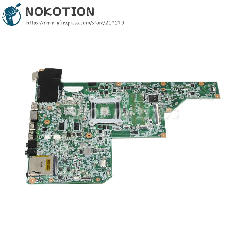 NOKOTION 615381-001 615382-001 материнская плата для ноутбука hp G62 G62-B41E0 HM55 DDR3 с видеокартой 1 Гб