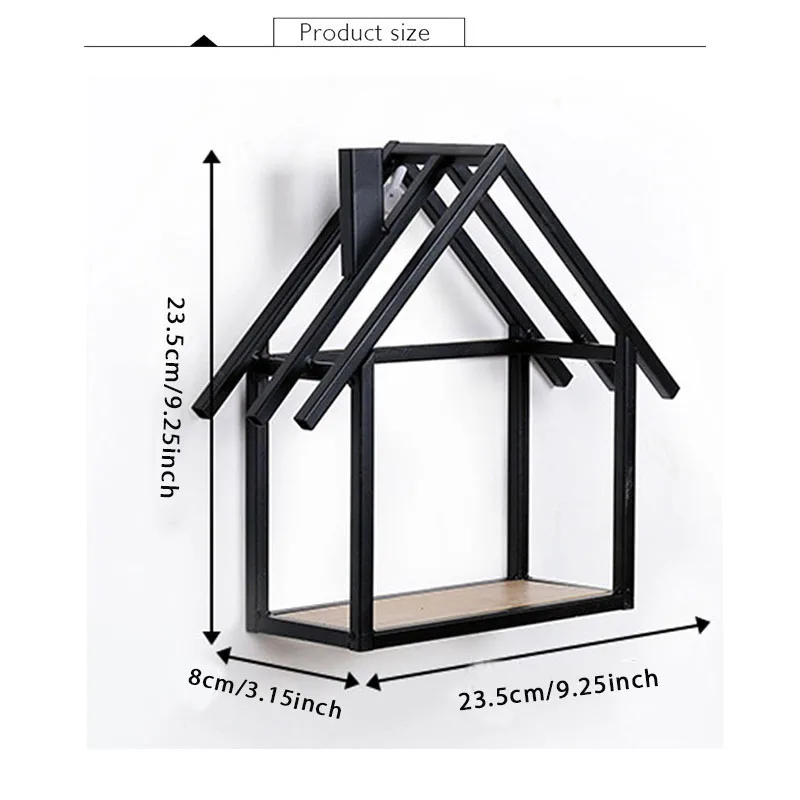 Home Decor Storage Rack House Ornaments Racks Wall Hanging Crafts Multi Function Cabinet Antique Holder | Дом и сад