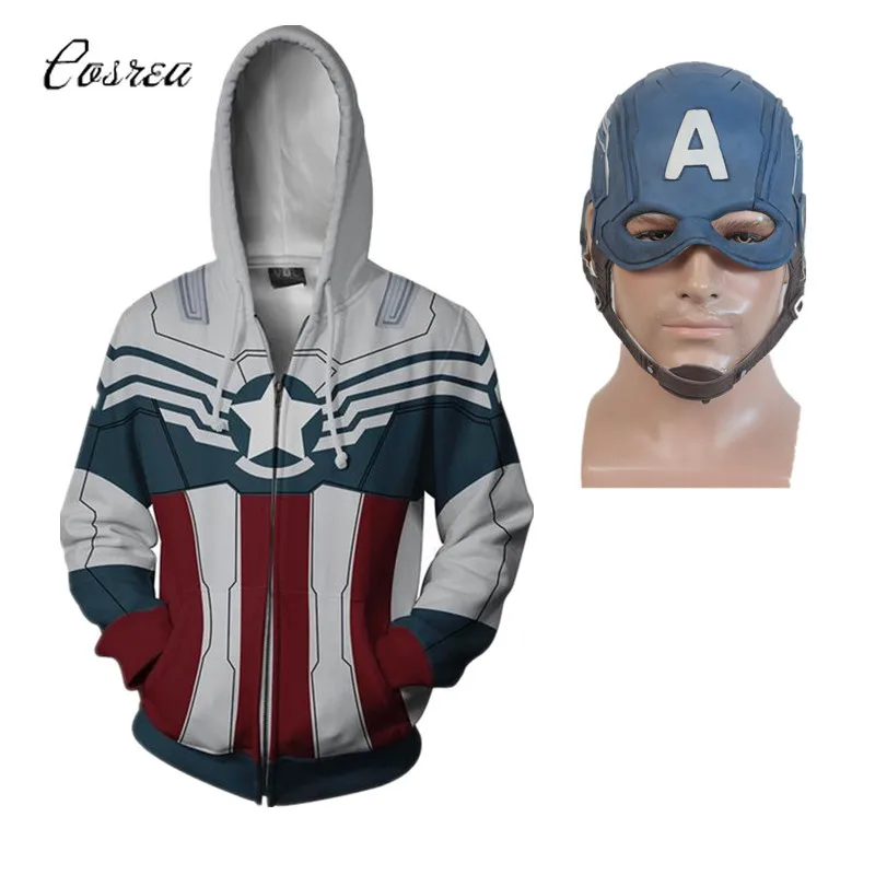 Маска Капитана Америки из фильма Infinity War маскарадный костюм Стива Роджерса маски