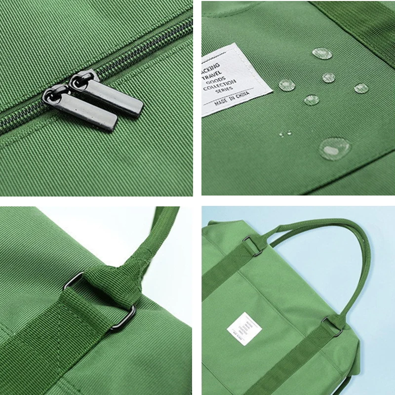 RUPUTIN Travel Abroad Boarding Bag Large Capacity Hand Luggage Shoulder Bag Storage Clothes Bag Trolley Case Oxford Travel Bag